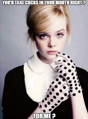 Légendes de poule mouillée d'Elle Fanning