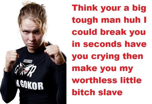 Ronda Rousey Femdom Captions