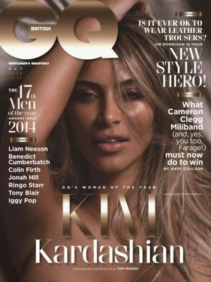 GQ revista británica Kim Kardashian