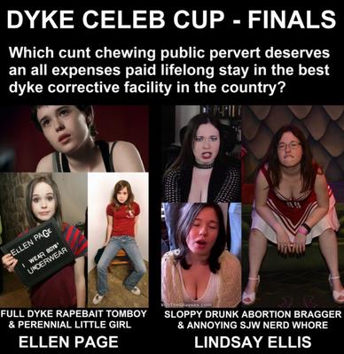 DYKE CELEB CUP - FINALS - Ellen Page v. Lindsay Ellis