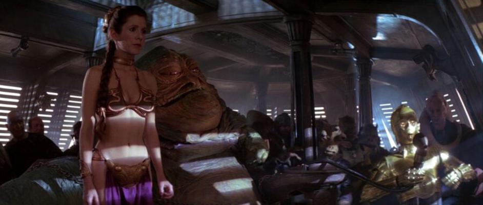 Capturas de pantalla de Star Wars (El regreso del Jedi/Princesa Leia)