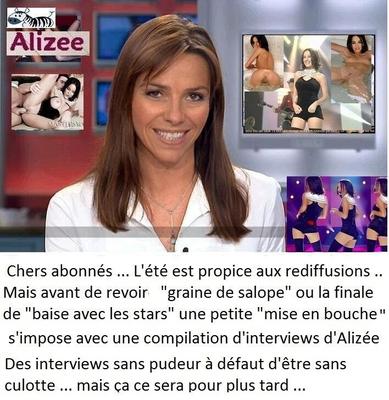 Soirée Alizée sur Canal Zèbre