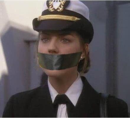 Celebs in Uniform Gagged