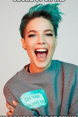 Подписи к сисси Halsey