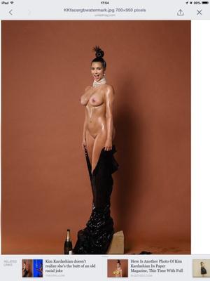 Nacktfotoshooting mit Kim Kardashian