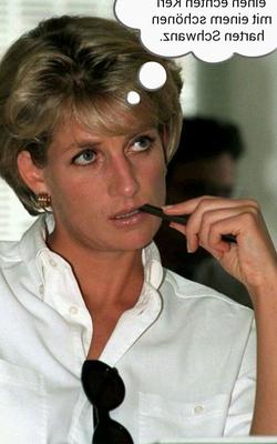 Bildunterschriften von Prinzessin Diana