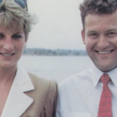 La princesa Diana principalmente con Paul Burrell