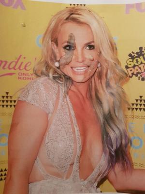 Sperma auf Britney Spears