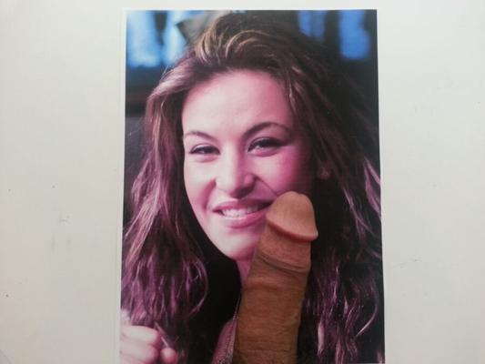 my cum on Miesha tate