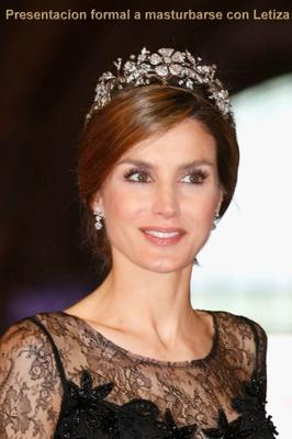 Letizia a nova Rainha para foder e gozar