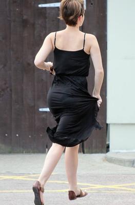 Emma Watson flashes her panties