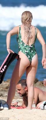 Jorgie Porter. Thong Swimsuit