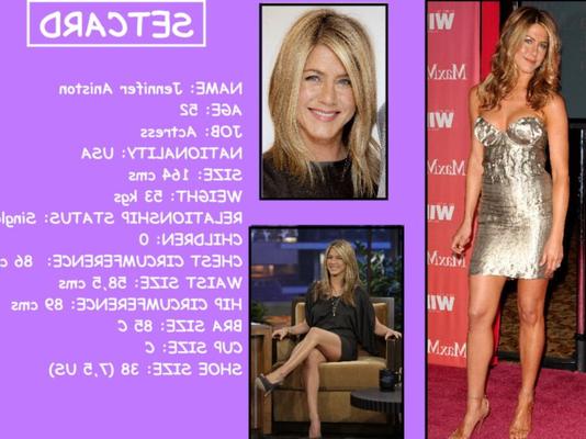 COMMENT GAME / with Setcard Jennifer Aniston