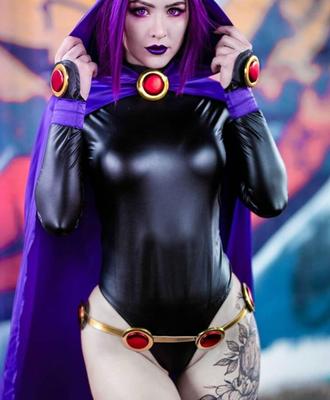 Luxlo Cosplay Raven Boudoir Набор для косплея NSFW!