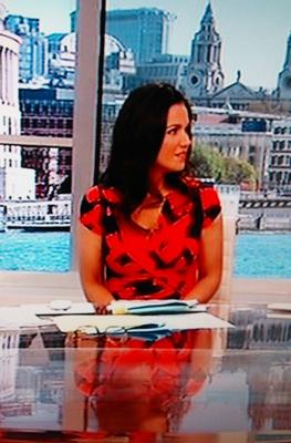 Sperma über Susannah Reid