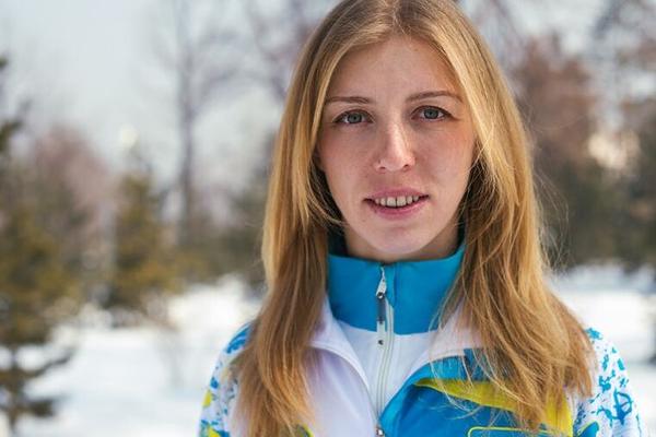 Nackte Biathletin Elena Khrustaleva