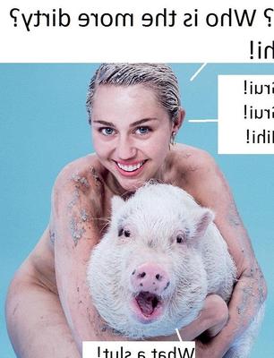 Berühmtheit: Miley Cyrus, Königin der Schlampen