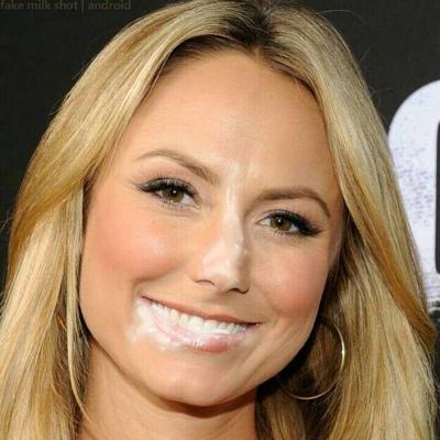 Stacy Keibler fakes