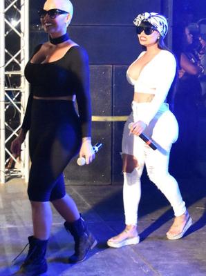 Amber Rose & Black China in Trinidad