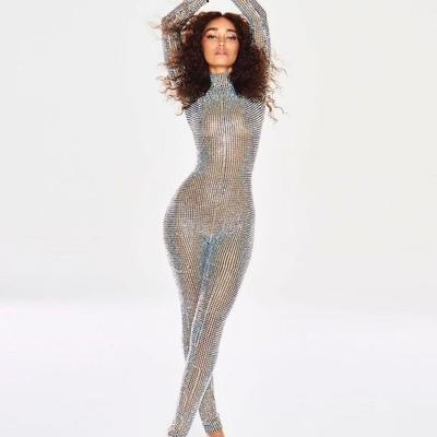 Leigh-Anne Pinnock. Little Mix Whore In See Through Catsuit