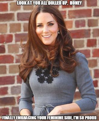 Kate Middleton sissy captions