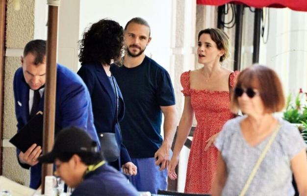 Emma Watson en Venecia con su novio