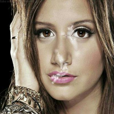 Ashley Tisdale facialized