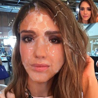 Falsificação facial pessoal - selfie de Jessica Alba