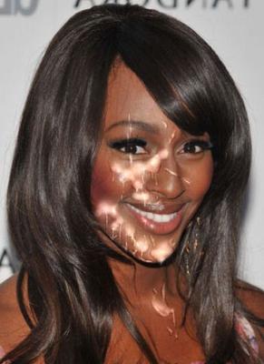 Black Ebony Celeberity Bukkake Cum Face Facial