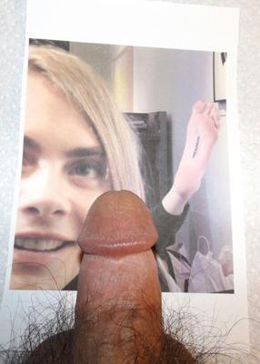 Sperma-Hommage an Cara Delevingne