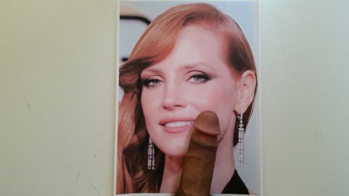 Mein Sperma auf Jessica Chastain