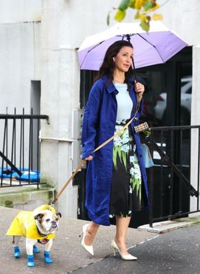 Kristin Davis em And Just Like That, ambientado na Madison Avenue