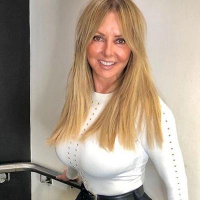 Carol Vorderman, plastisch verbesserte britische Moderatorin und MILF