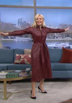 Holly Willoughby – Lederkleid