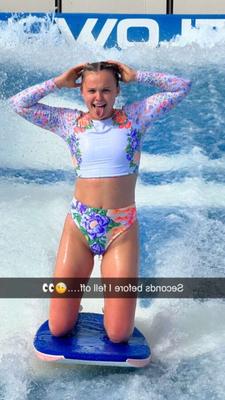 Jojo Siwa Bademoden-Schnappschüsse