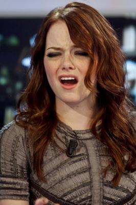 Emma Stone - Semen en su cara