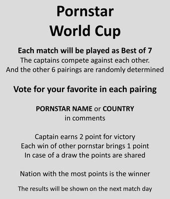 Pornstar World Cup 2023 - Group A - Matchday 3