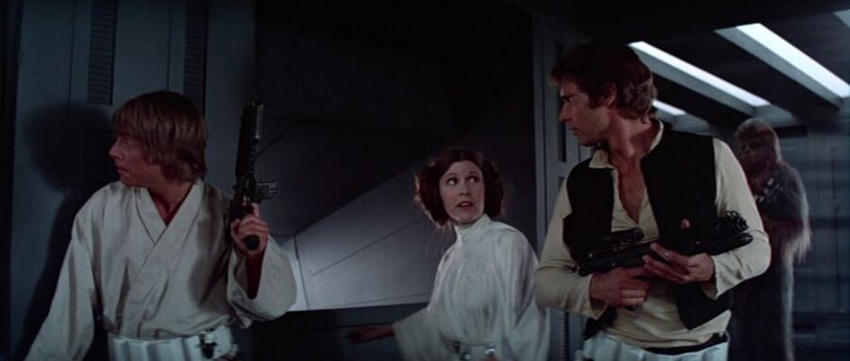 Screencaps de Star Wars (Uma Nova Esperança/Princesa Leia)