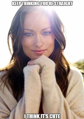 Olivia Wilde sissy captions