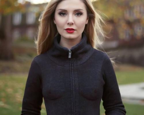 Gorgeous alt-right cunt Lauren Southern x-rayed tits