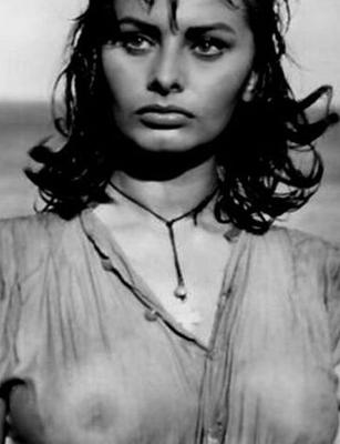 La brune classique Sofia Loren