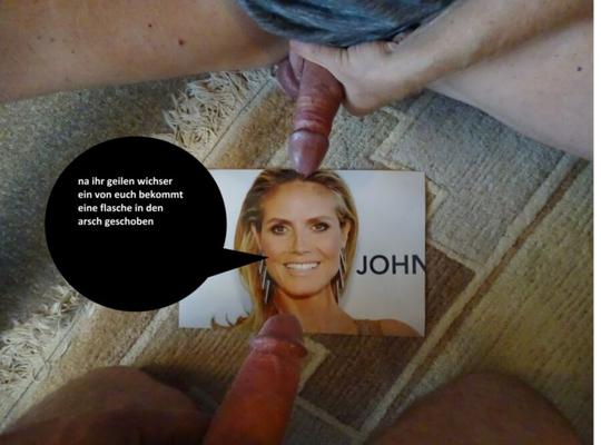 mit heidi klum flaschen fick