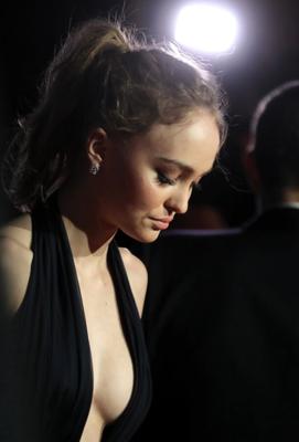 Lily-Rose Depp and her sexy dress