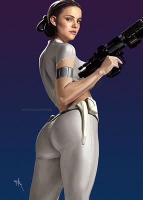 Padme Amidala (White Geonosis Outfit)