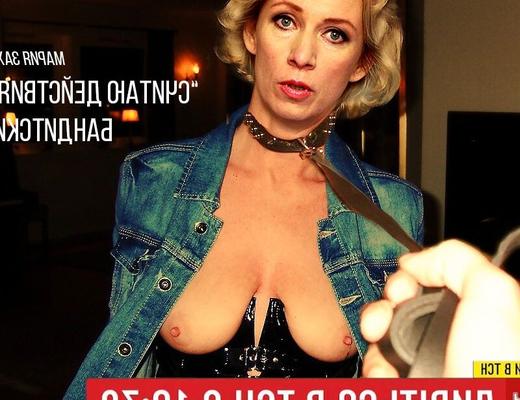 Sexy russische Propagandistin Maria Zaharova