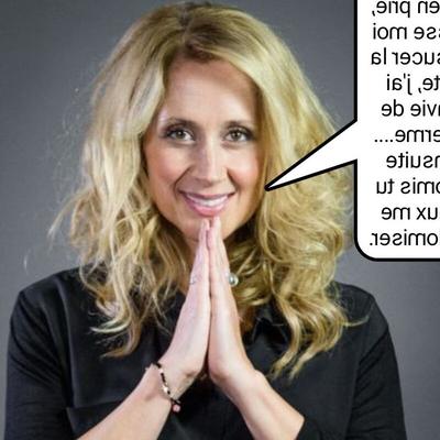 Legenda em francês (Fran�ais) Lara Fabian, puma anale.