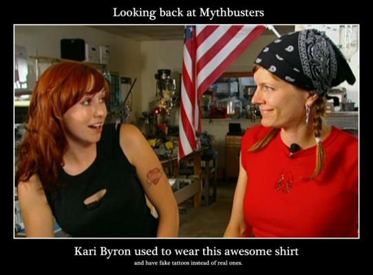 Kari Byron - Uma retrospectiva dos Caçadores de Mitos