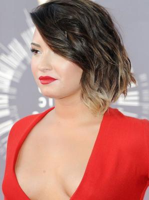 Demi Lovato - At the MTV Video Music Awards, August ,