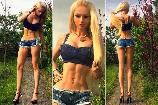 Valeria Lukyanova human barbie doll bimbo fuck doll