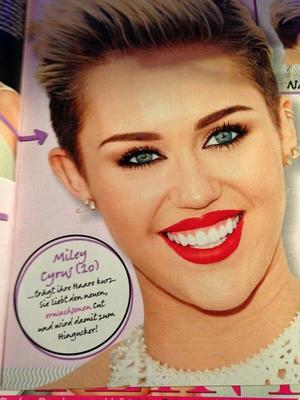 Miley homenagem porra